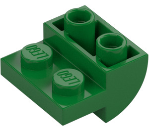 LEGO Grønn Skråning 2 x 2 x 1 Buet Omvendt (1750)