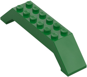 LEGO Groen Helling 2 x 2 x 10 (45°) Dubbele (30180)