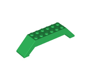 LEGO Green Slope 2 x 2 x 10 (45°) Double (30180)