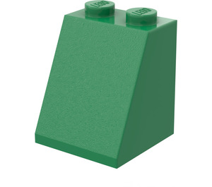 LEGO Grøn Skråning 2 x 2 x 2 (65°) med bundrør (3678)