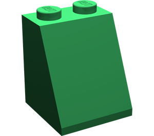 LEGO Green Slope 2 x 2 x 2 (65°) without Bottom Tube (3678)