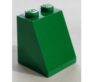 LEGO Verde Pendenza 2 x 2 x 2 (65°) senza tubo inferiore (3678 / 45676)