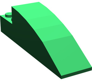 LEGO Green Slope 2 x 2 x 8 Curved (41766)
