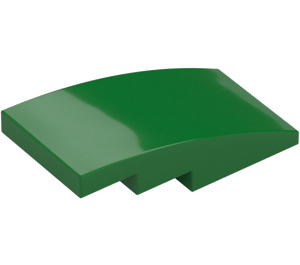 LEGO Green Slope 2 x 4 Curved (93606)