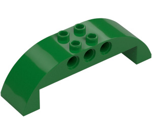 LEGO Green Slope 2 x 8 x 2 Curved (11290 / 28918)