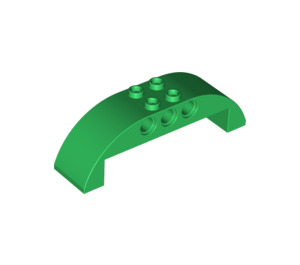 LEGO Green Slope 2 x 8 x 2 Curved (11290 / 28918)
