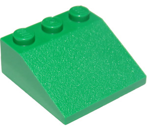 LEGO Grün Steigung 3 x 3 (25°) (4161)
