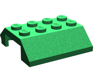 LEGO Vert Pente 4 x 4 (45°) Double avec Charnière (4857)