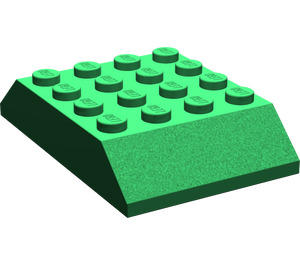 LEGO Groen Helling 4 x 6 (45°) Dubbele (32083)