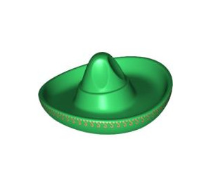 LEGO Verde Sombrero con Gold (90388 / 92830)