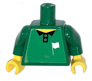 LEGO Green Sports Soccer Linesman (referee) Torso (973)