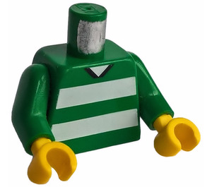 LEGO Grün Sport Torso, No 11 (973)