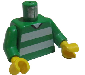 LEGO Verde Sport Busto Number 7 (973)