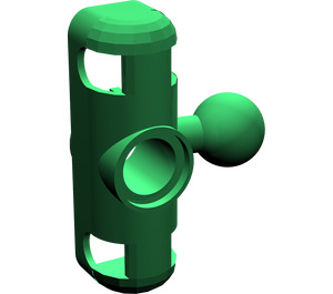 LEGO Green Steering Arm with Two Ball Sockets (6571)