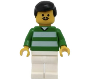 LEGO Green Team Player with Number 4 on Back Minifigure