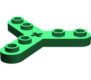 LEGO Grün Technic Rotor 3 Klinge mit 6 Bolzen (32125 / 51138)