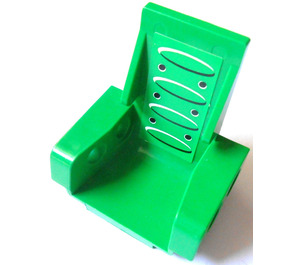 LEGO Grün Technic Sitz 3 x 2 Base mit Green Cushions Aufkleber (2717)