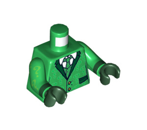 LEGO Green The Riddler with Dark Green Hat Minifig Torso (973 / 76382)