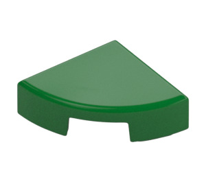 LEGO Green Tile 1 x 1 Quarter Circle (25269 / 84411)