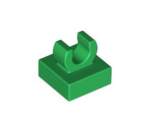 LEGO Vert Tuile 1 x 1 avec Clip (Surélevé "C") (15712 / 44842)