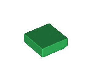 LEGO Green Tile 1 x 1 with Groove (3070 / 30039)