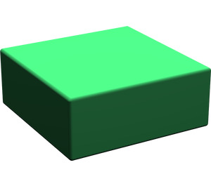 LEGO Green Tile 1 x 1 without Groove