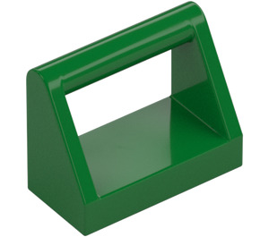 LEGO Verde Plana 1 x 2 con Asa (2432)