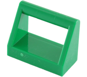 LEGO Vert Tuile 1 x 2 avec Manipuler (2432)