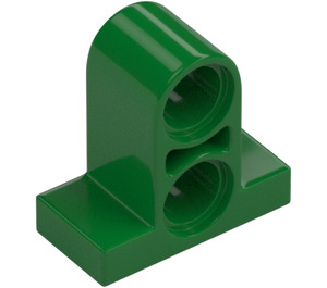 LEGO Vert Tuile 1 x 2 avec Perpendiculaire Faisceau 2 (32530)