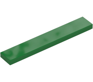 LEGO Green Tile 1 x 6 (6636)