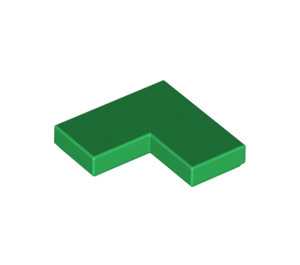 LEGO Green Tile 2 x 2 Corner (14719)