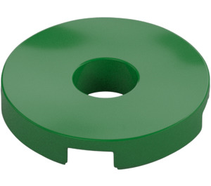 LEGO Green Tile 2 x 2 Round with Hole in Center (15535)