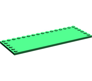 LEGO Grün Fliese 6 x 16 mit Bolzen auf 3 Edges (6205)