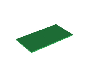 LEGO Verde Plana 8 x 16 con tubos inferiores, parte superior texturizada (90498)