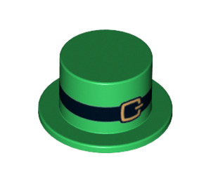LEGO Green Top Hat with Black Belt and Gold Buckle (3878 / 99751)