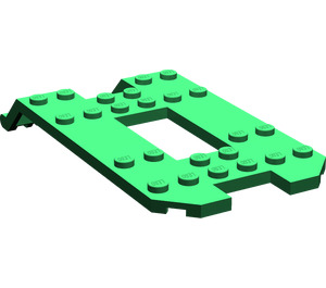 LEGO Green Trailer Base 6 x 12 x 1.333 (30263)