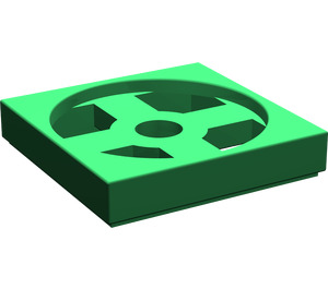 LEGO Green Turntable 2 x 2 Plate Base (3680)