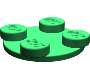 LEGO Groen Turntable 2 x 2 Plaat Top (3679)