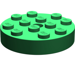 LEGO Green Turntable 4 x 4 Top (Non-Locking) (3404)