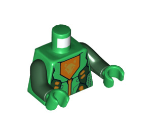 LEGO Grün Ultimate Aaron Minifigur Torso (973 / 76382)