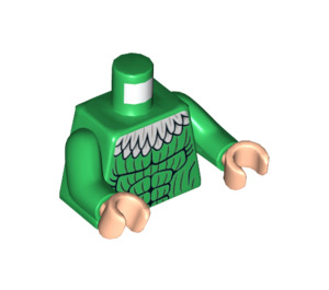 LEGO Groen Vulture met Groen Pak en Vleugels Minifiguur Torso (973 / 76382)