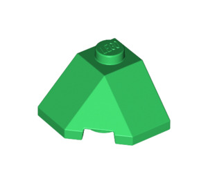 LEGO Green Wedge 2 x 2 (45°) Corner (13548)