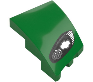 LEGO Groen Wig 2 x 3 Links met Koplamp (80177)