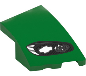 LEGO Green Wedge 2 x 3 Right with Headlight (80178)