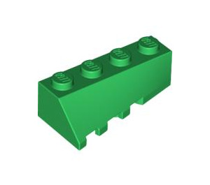 LEGO Vert Coin 2 x 4 Sloped Droite (43720)