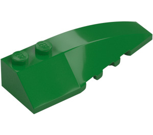 LEGO Green Wedge 2 x 6 Double Right (5711 / 41747)