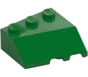 LEGO Grønn Kile 3 x 3 Venstre (42862)