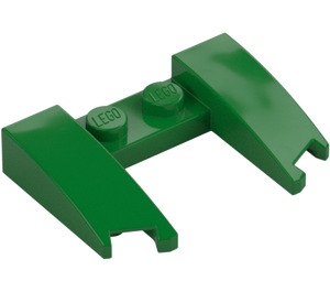 LEGO Groen Wig 3 x 4 x 0.7 met Uitsparing (11291 / 31584)