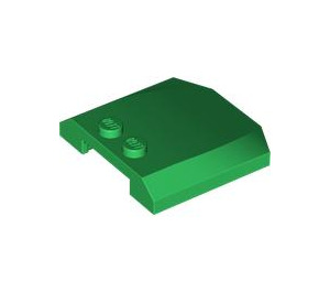 LEGO Green Wedge 4 x 4 Curved (45677)