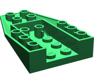 LEGO Grün Keil 6 x 4 Invertiert (4856)